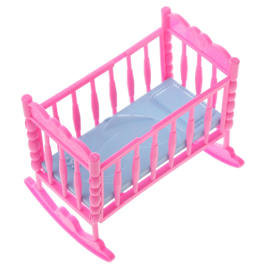 Розовая детская качающаяся кровать мебель для спальни аксессуары