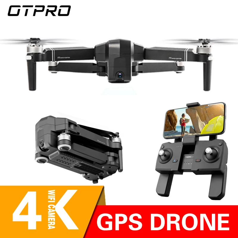 Складной Дрон OTPRO с Wi Fi 1080P HD GPS FPV Радиоуправляемые вертолеты 