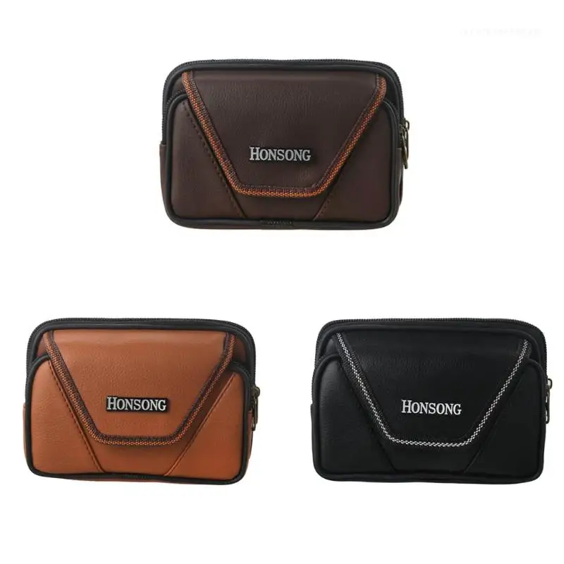 

Vintage PU Leather Waist Bag Belt Loop Holster Carry Phone Pouch Wallet Case Hot