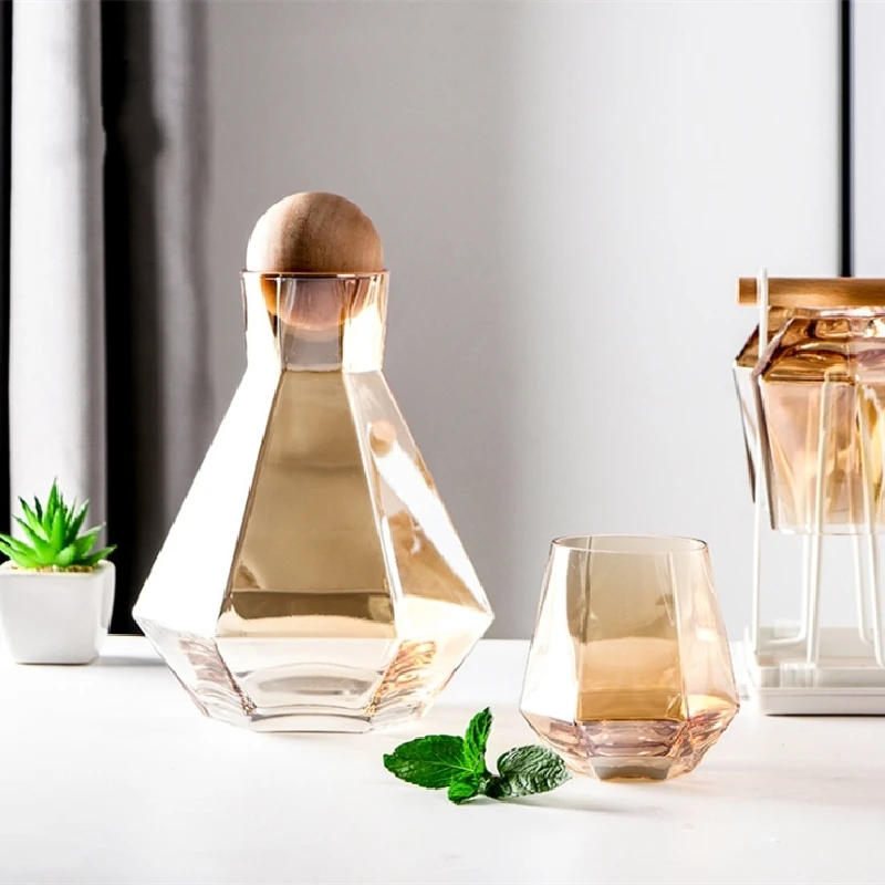 Стеклянный кувшин для воды домашнего использования чайник холодной креативный