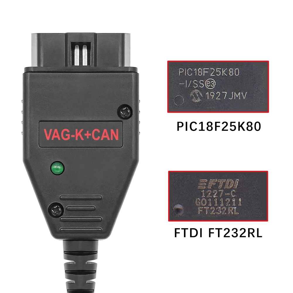 VAG Commander 1 4 K CAN FTDI PIC18F25K80 OBD2 OBD 2 + Автомобильные диагностические инструменты