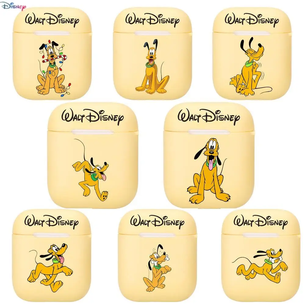 

2021 Disney Pluto Silicone Case For Apple Airpods 1/2 Cover Protective Earphone Case Headphones Cases Protective For Apple Cover