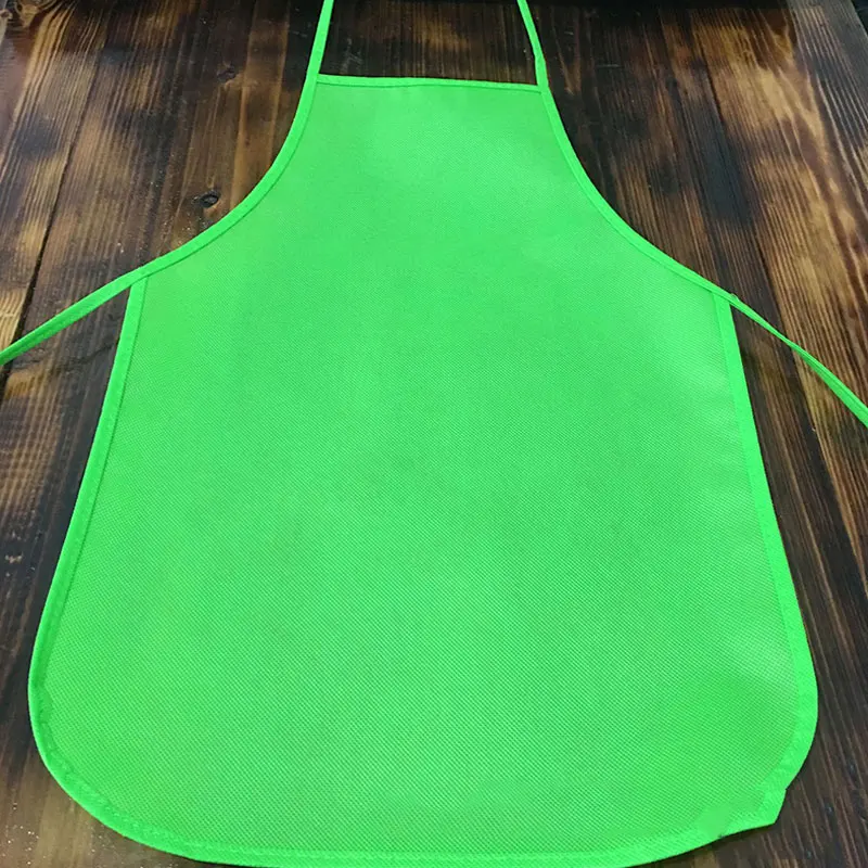Унисекс красочные детские передники Водонепроницаемый Нетканая ткань с
