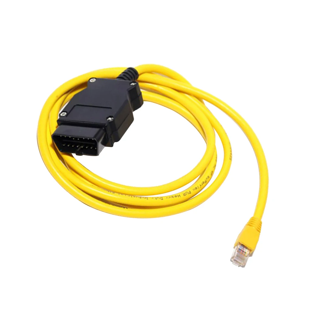 Высокая надежность 7 дюймов OBD Интерфейс удлинитель желтый для BMW ENET серии| |