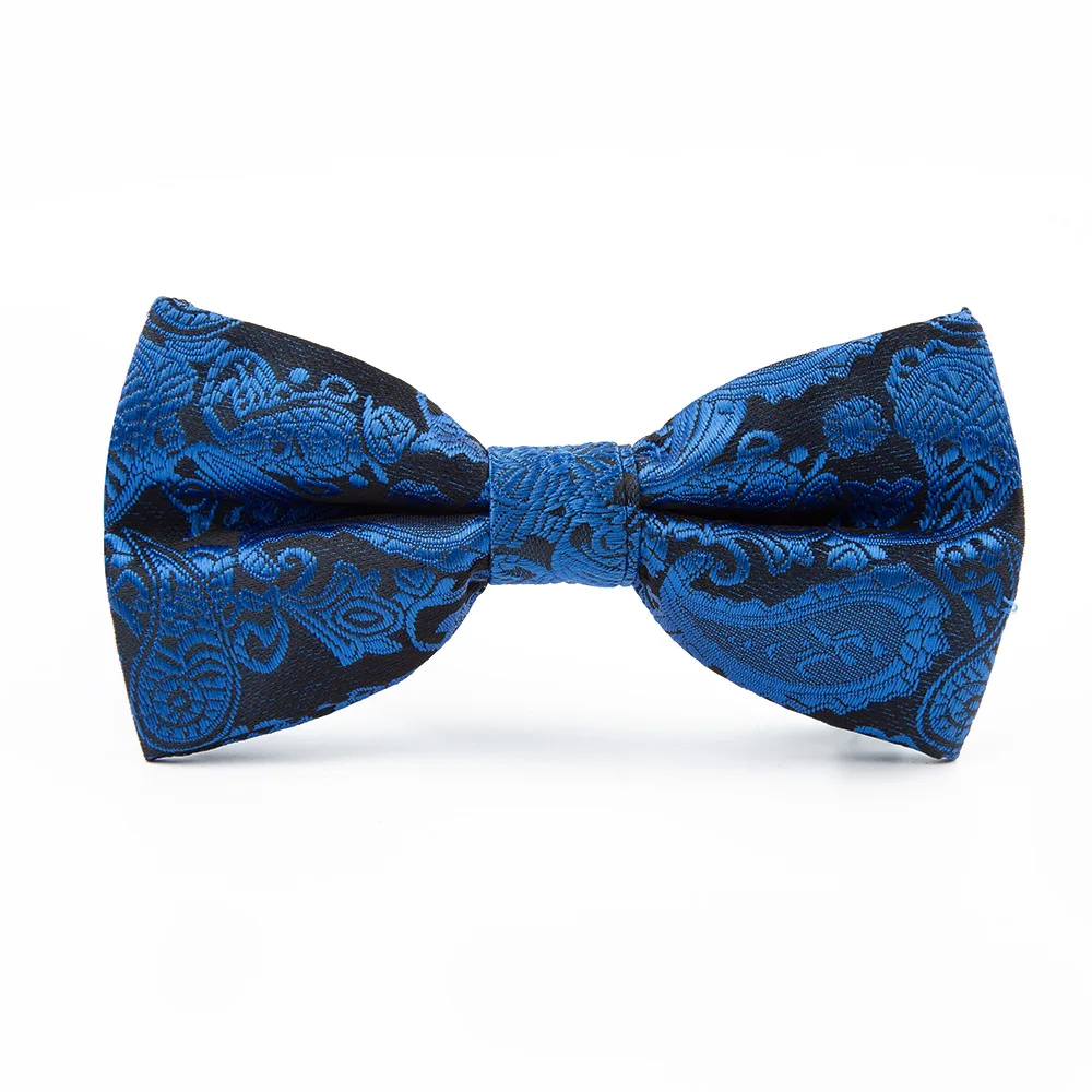 

Linbaiway Men Paisley Classic Bow Ties Fashion Butterfly Party Wedding Bow Tie for Mens Suit Polyster Bowknot Bowtie Custom Logo