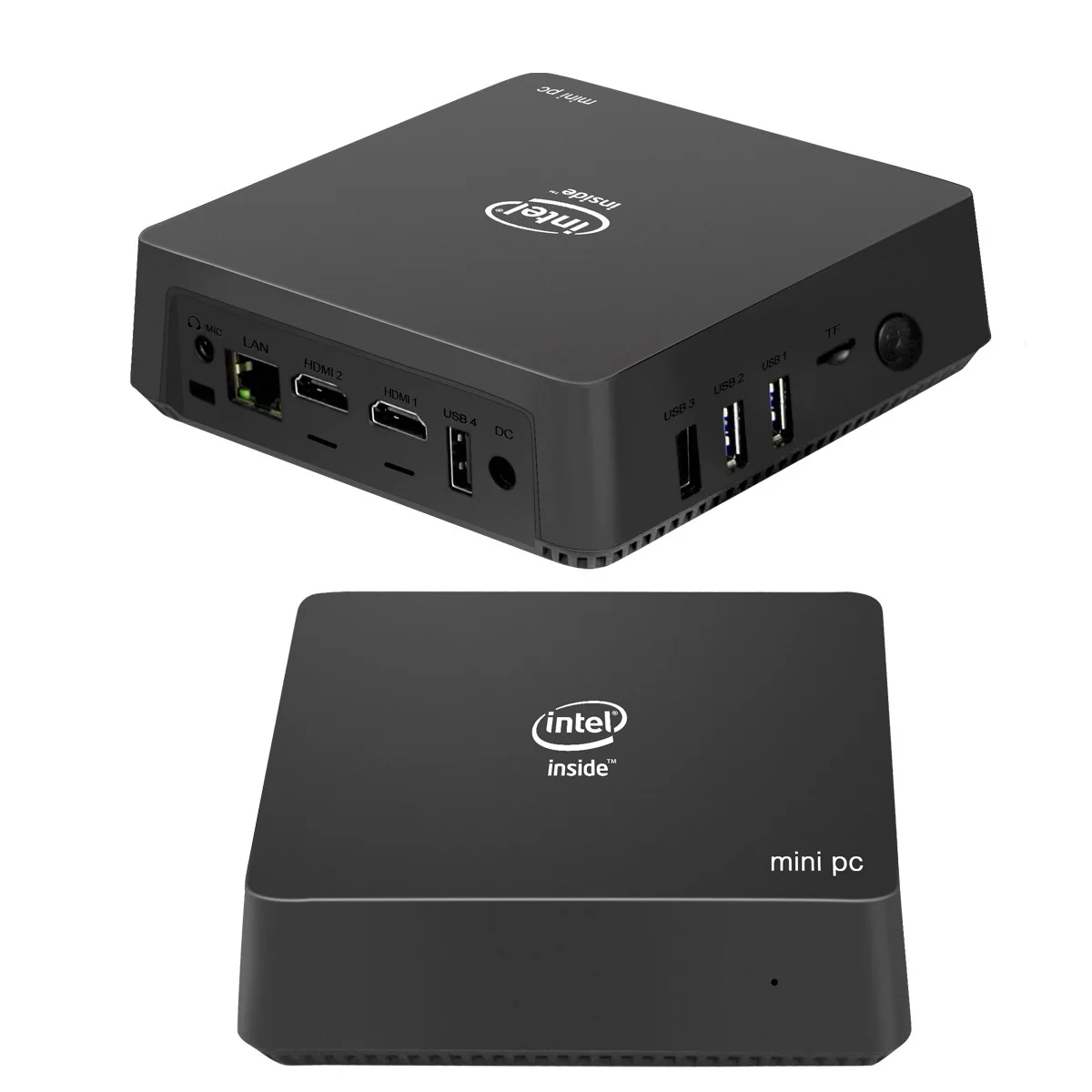 

AK5 mini PC Apollo J3455 4G/64G Celeron 4K living room computer