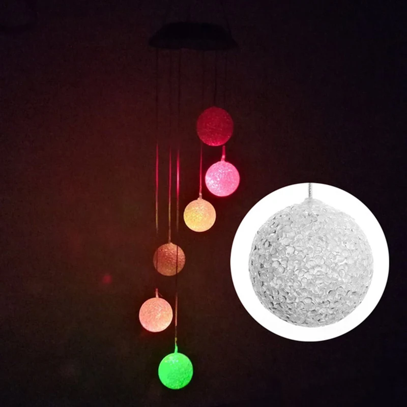 1X Солнечный Цвет Изменение светодиодный Колибри колокольчики домашний сад Декор