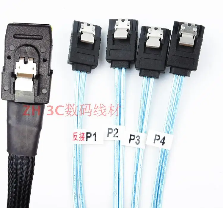 Новый задний жесткий диск SATA к SFF8087 Reverse Mini SAS Line для материнской платы линия