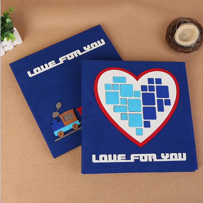 

18 дюймов фланель липкий Тип фотоальбом с рисунками для детей Скрап большой Ёмкость с канвой, дают вам возможность самостоятельно украсить с...