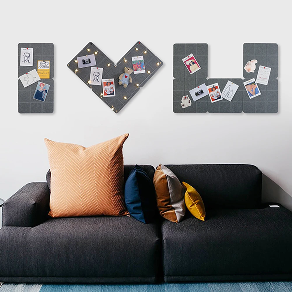 

Nordic Style Felt Letter Note Board Message Board Home Decor Office Planner Schedule Board Photo Display Wall Decoration