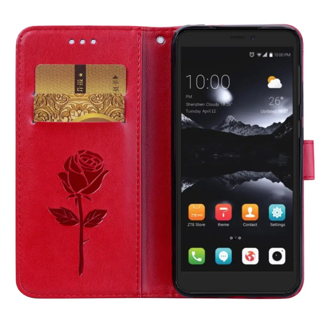 Защитный чехол-подставка для zte Blade A530 A622, стильный чехол-книжка из искусственной кожи для zte Blade A7 V9 Vita, защитный чехол для телефона, чехлы