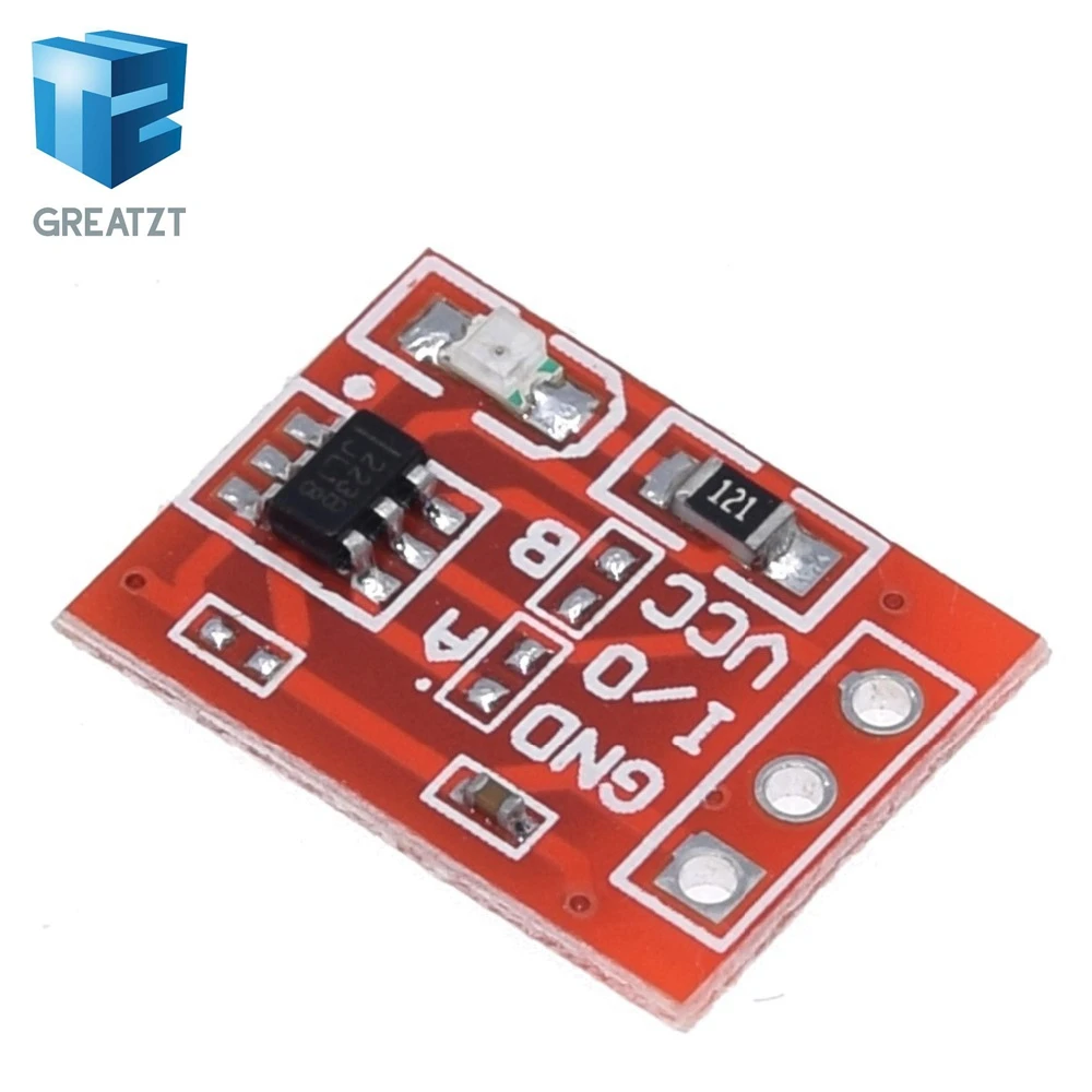 Модуль Сенсорного переключателя GREATZT TTP223 TTP223B сенсорная кнопка