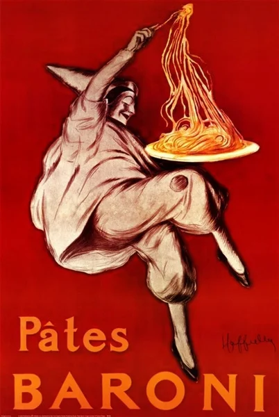 PATES BARONI 1921, старый рекламный большой металлический жестяной знак, Постер, винтажный стиль, Репродукция, металлические знаки