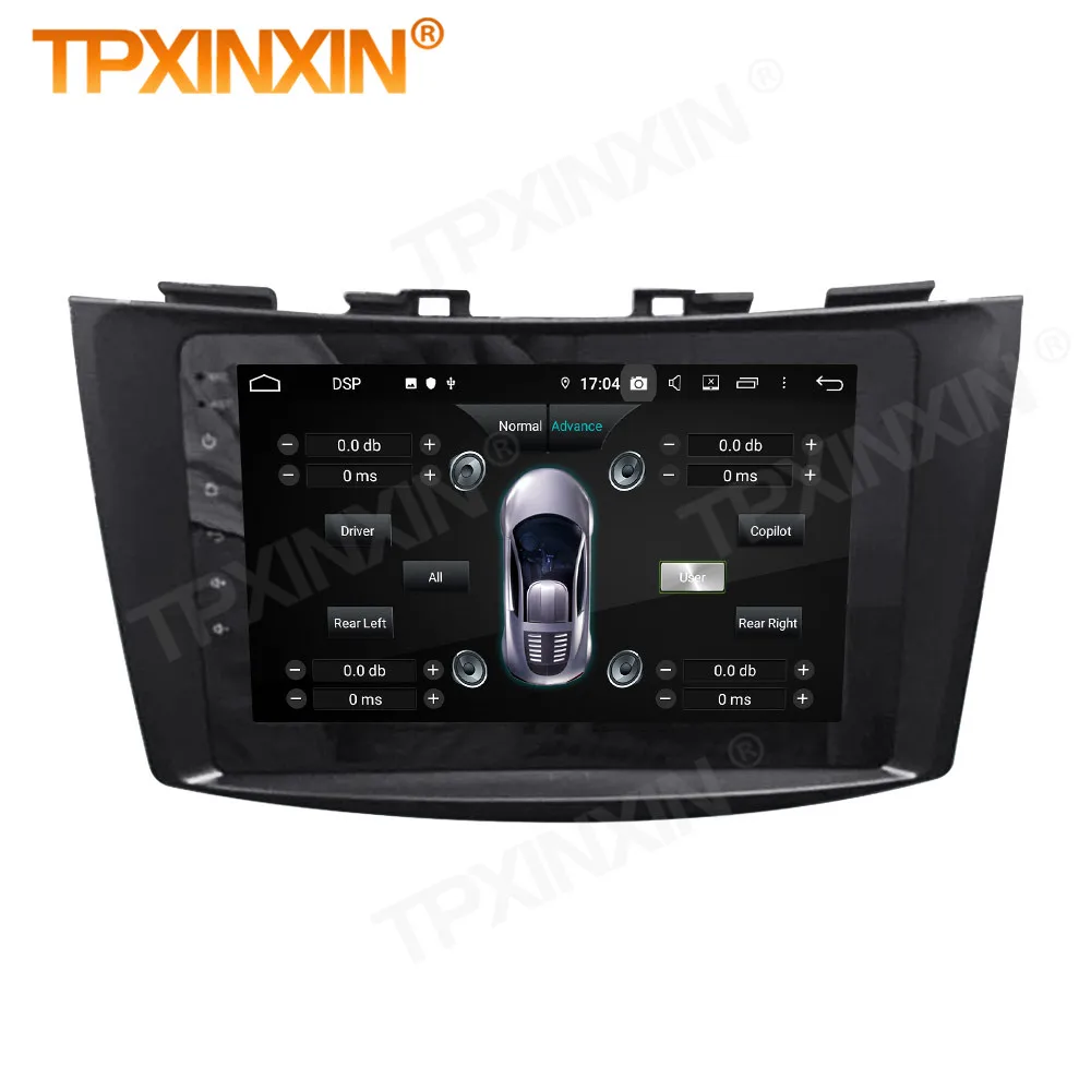 

4+128G Carplay 2 Din Android Multimedia Stereo Receiver For Suzuki Swift 2013 2014 2015 2016 GPS BT Radio Audio Player Head Unit