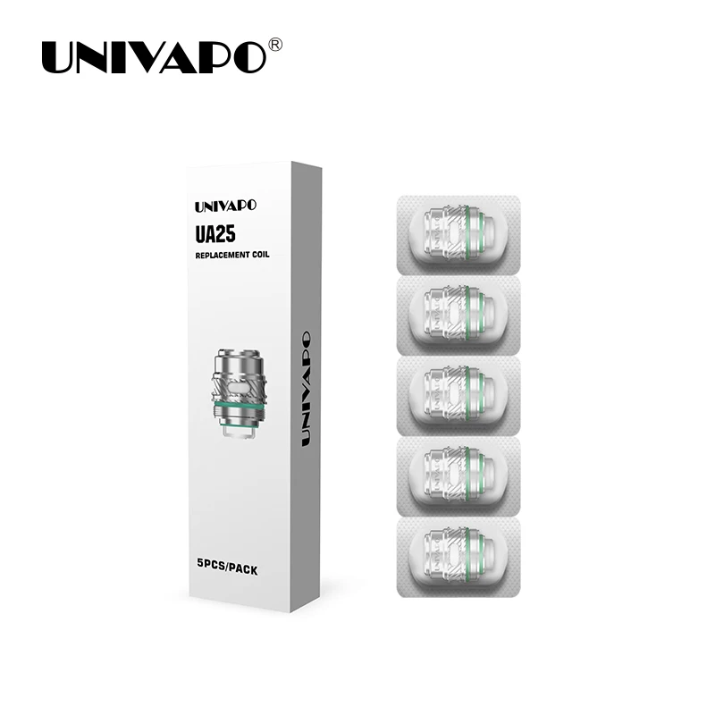 Оригинальная катушка Univapo UA25 5 шт. и Катушка 0.2Ohm/0,4 Ohm от AliExpress WW