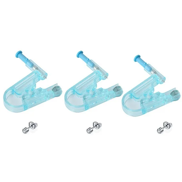 Пистолет Для Пирсинга Ушей 5 шт./компл. одноразовые стерильные безопасные серьги