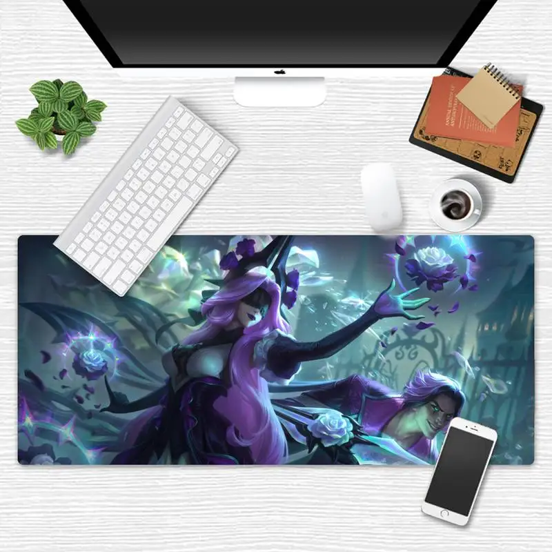 

cartoon gaming fire LOL Gaming Player Rubber Mouse Mat Game Office Work Mouse Mat pad X XL Non-slip Laptop Cushion mouse pad