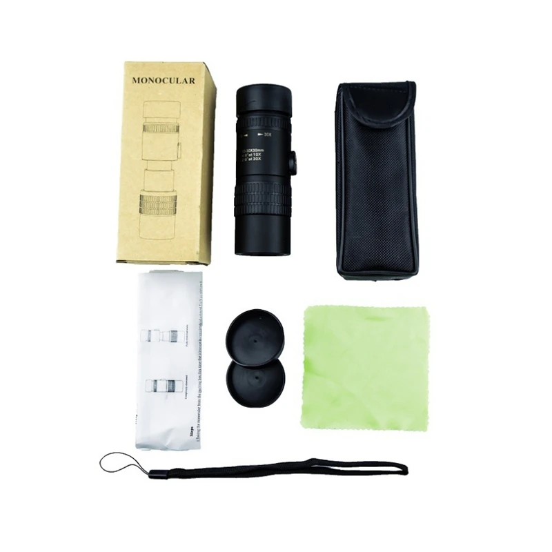 

outdoor portable binoculars High quality 10-30-30 telescopic zoom binoculars new product monoculars professional