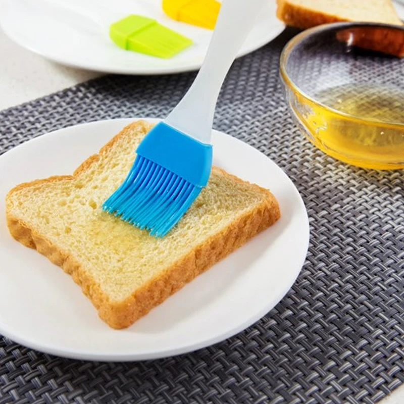 Мульти Цвет силиконовые наметка Кондитерские инструменты кисти щетки для масла