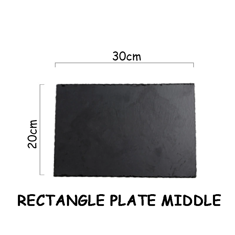 E Rectangle Plate M Обеденная тарелка, поднос для суши, тарелка для барбекю, тарелка для пиццы, плоский поднос, поднос для суши, Рождественская тарелка, набор посуды, 1 шт - Цвет: E Rectangle Plate M