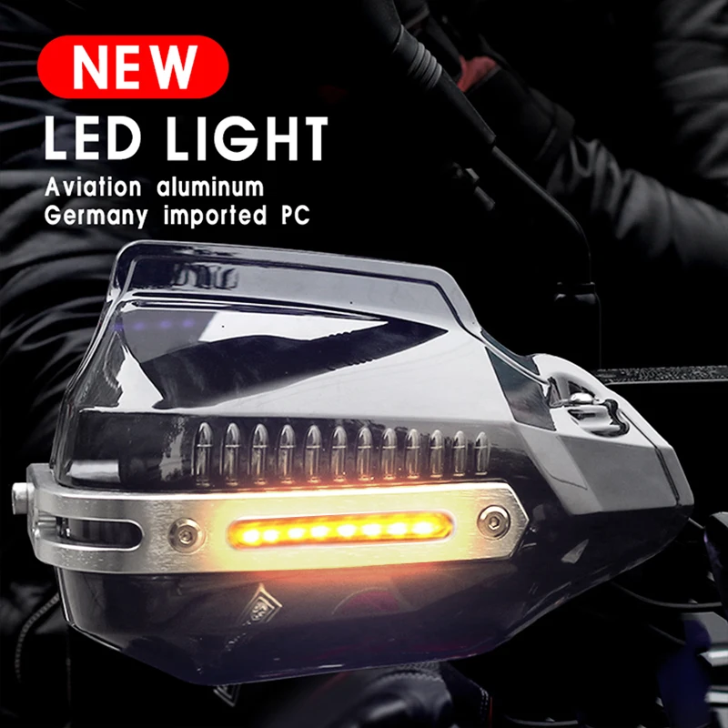 

LED Motorcycle Handguards Protector For YAMAHA DRAG STAR 400 R1 2003 XJ6 XJR 1200 PW 50 R6 2008 TTR250 RAPTOR 700 R1 2012 TZR 50