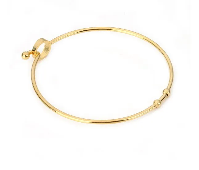 

1 шт. 64 мм Новый Модный золотой шарм из нержавеющей стали Классический Лидер продаж подходит для оригинального изысканного женского браслет...