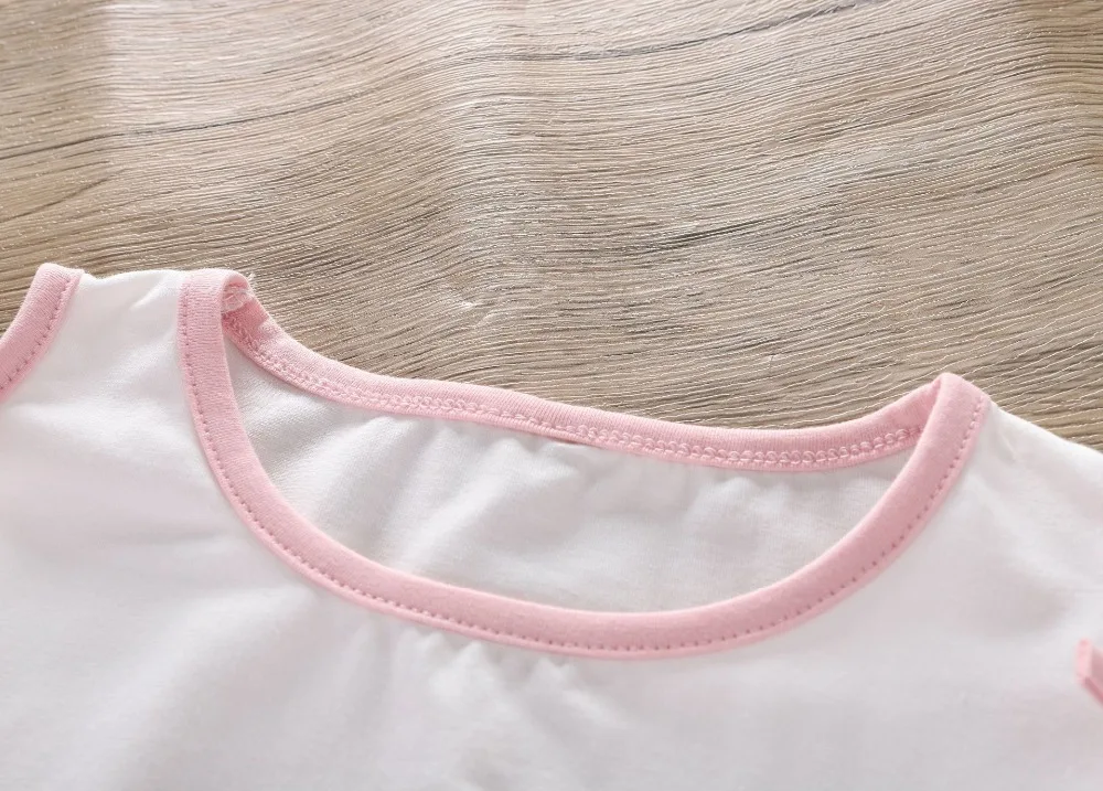 Детская одежда летний комплект одежды для маленьких девочек футболка + фатиновая