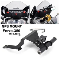 for forza350 motorcycle accessories 2020 2021 for honda for forza 350 windshied mount navigation bracket gps smartphone holder