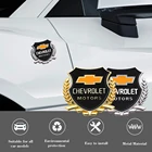 2 шт., 3D металлические наклейки на боковое окно автомобиля, эмблема, значок, наклейки для Chevrolet Cruze Captiva Lacetti spark Aveo Orlando Epica и т. д.