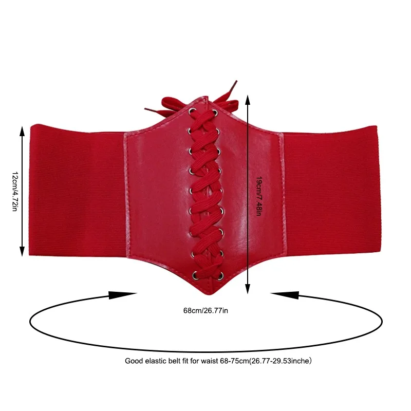 

2021 Corset Wide Belts Pu Leather Slimming Body Belts For Women Elastic Waist Belts Cinto Sobretudo Feminin Ceinture Femme Fajas