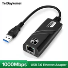 10100 Мбитс USB 1000 USB 3,0 Проводной USB Тип C к Rj45 Lan Ethernet адаптер сетевая карта для ПК Macbook Windows 10 ноутбука