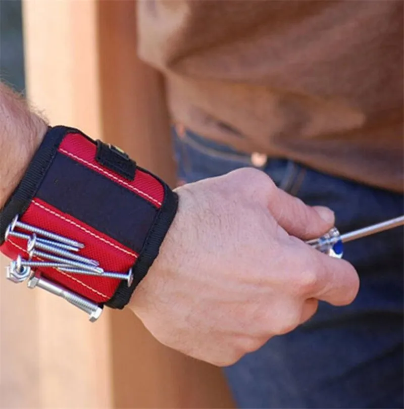 1 шт. прочная Магнитная сумка для наручных часов карманная инструментов ручная