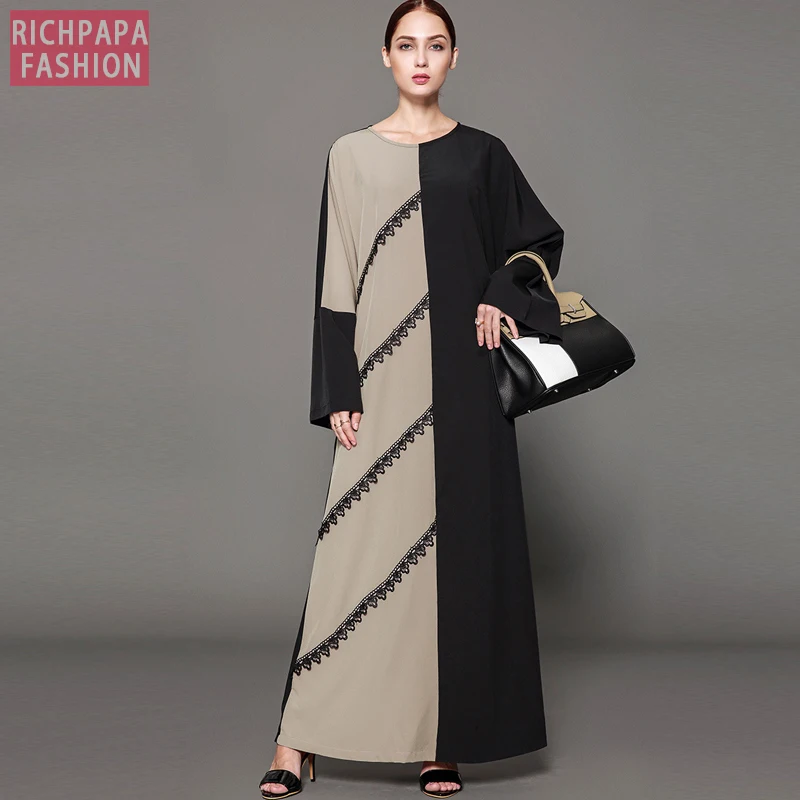 Открытое кимоно абая из Дубая Бангладеш исламский хиджаб мусульманское платье