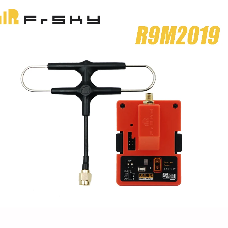 Модуль FrSky R9M 2019 и R9MM R9Mini R9 Slim + OTA приемник с установленной антенной Super 8 T|Детали