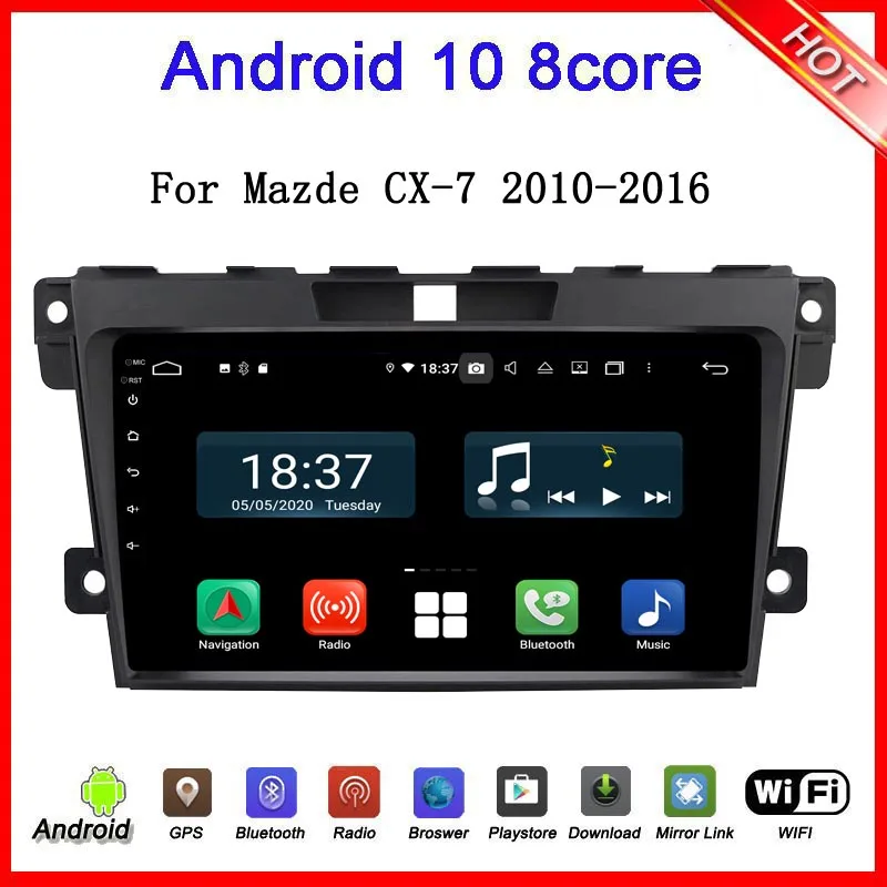 

9inch 8core android10 car multimedia player for mazda CX-7 CX7 2007-2015 car radio gps navi audio stereo DSP headunit Carplay