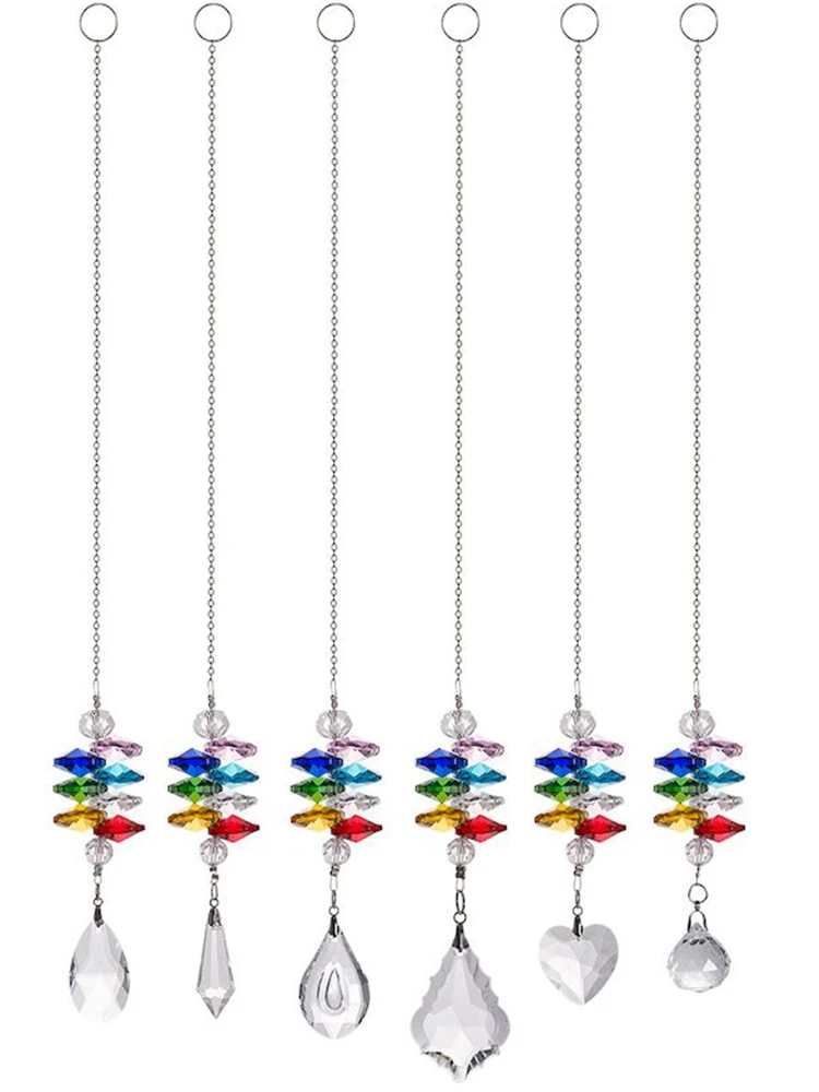 

hanging suncatcher ball prisms chandelier window crystal rainbow bead chakra home decor garden outdoor decoration suncatcher dec