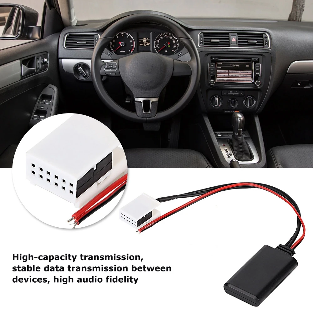 12 в контактный автомобильный адаптер Bluetooth AUX подходит для MCD RNS 510 RCD 200 210 300 310 500