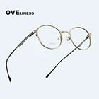 2022 оптическая оправа для очков для мужчин и женщин, круглые прозрачные очки в стиле ретро, компьютерные очки для близорукости, корейские очки по рецепту, оправа для очков