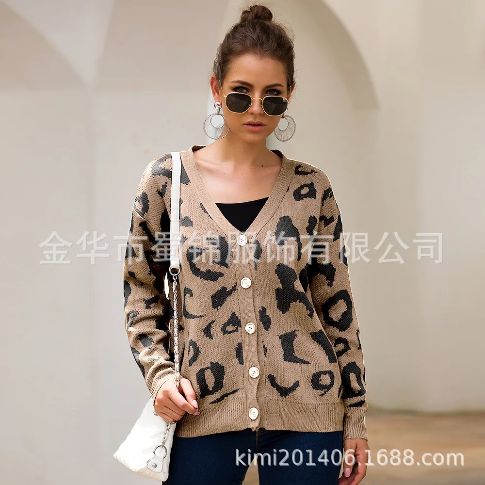 Sexy Winter Sweater V Neck Loose Cardigan Feminino Long Sleeve Fall Oversized Knitwear |
