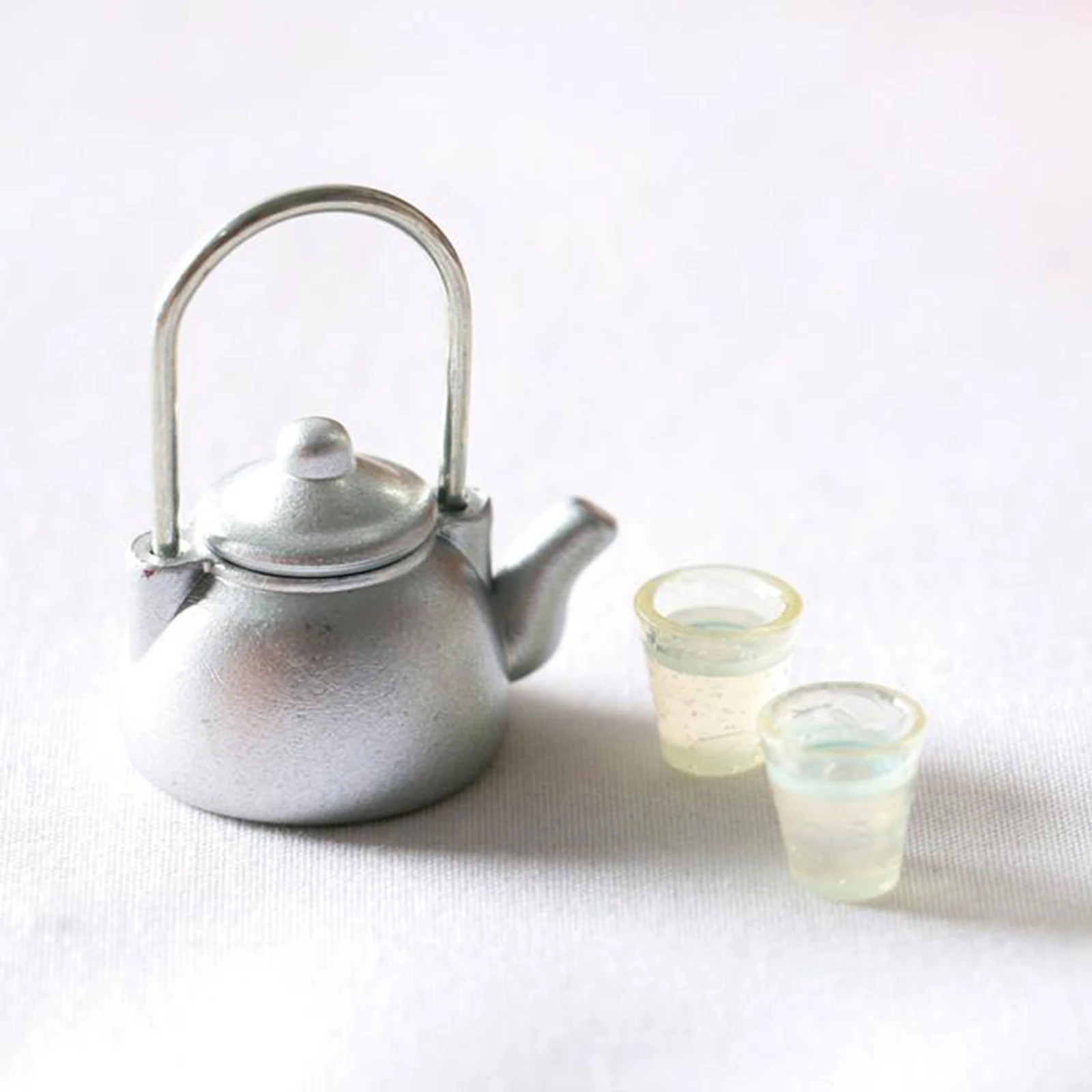 

1/12 Miniature Dollhouse Kettle Dollhouse Decoration for Boys Birthday Gifts