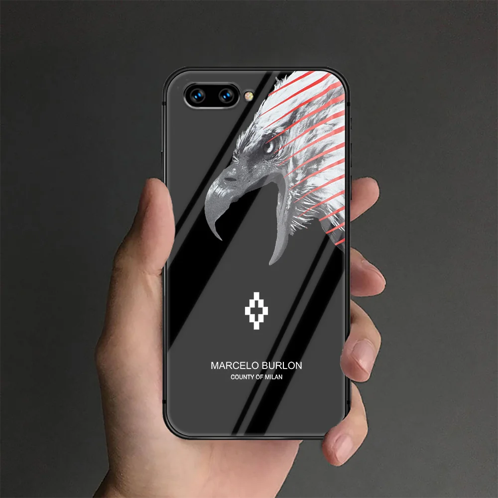 

Marcelo Burlone Phone Tempered Glass Case Cover For Huawei Honor 7 8 9 10 20 A X I Lite Soft Funda Waterproof