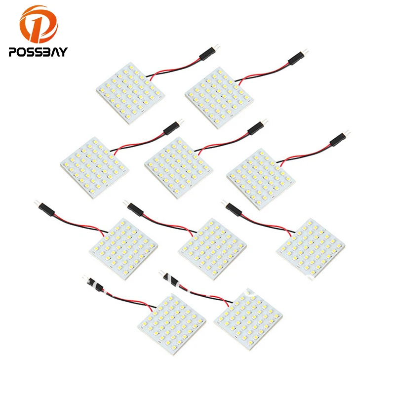 Posbay 10 шт. панель 36SMD Универсальный Автомобильный светодиодный светильник Клин