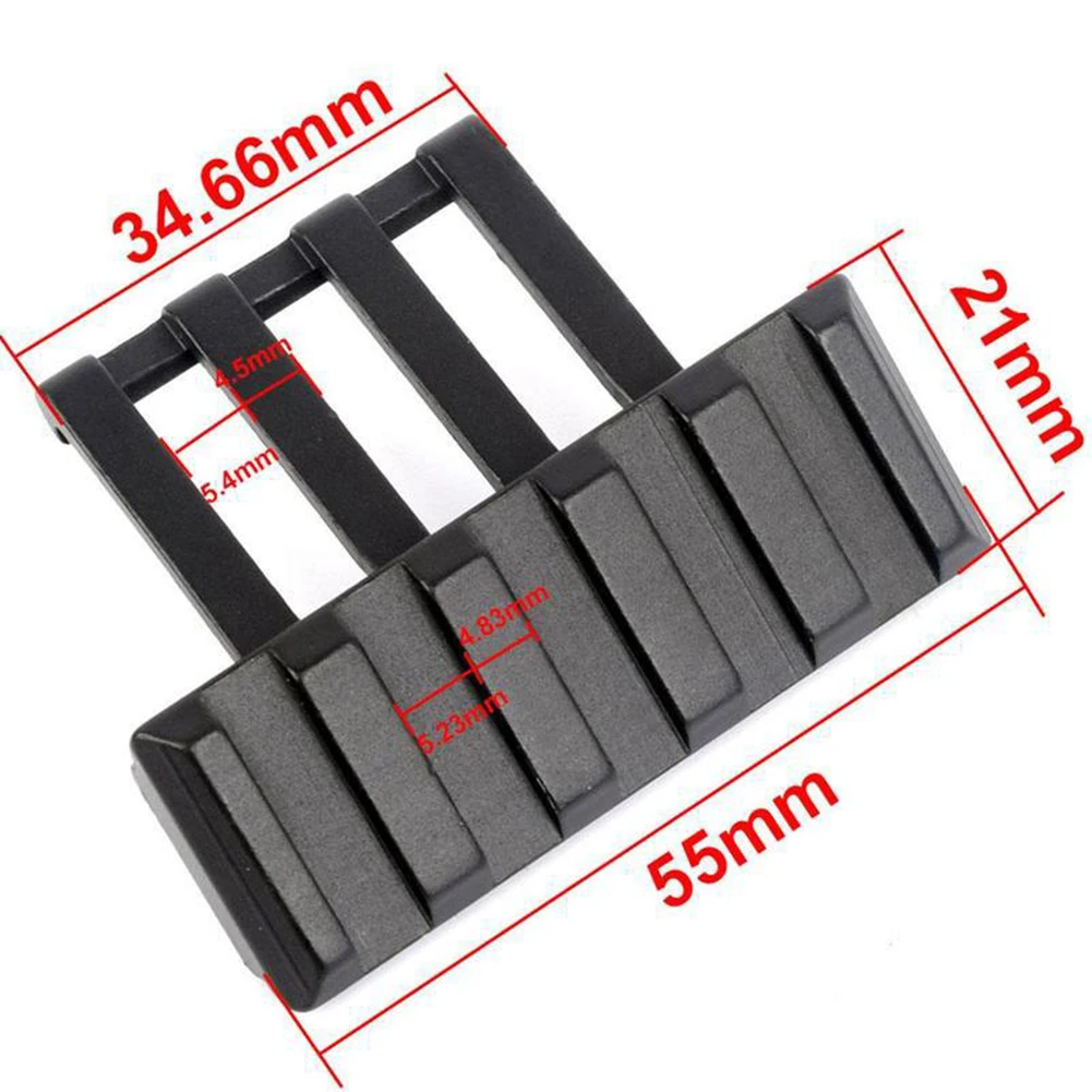 Тактический 5 слотов 45 градусов Пикатинни Вивера угловой офсетный адаптер