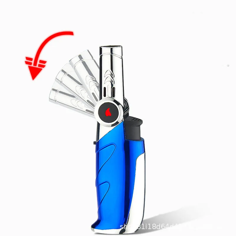 

Convertible straight elbow lighter Outdoor Torch Lighter Adjustable Butane Jet Torch Lighter Cooking BBQ kitchen