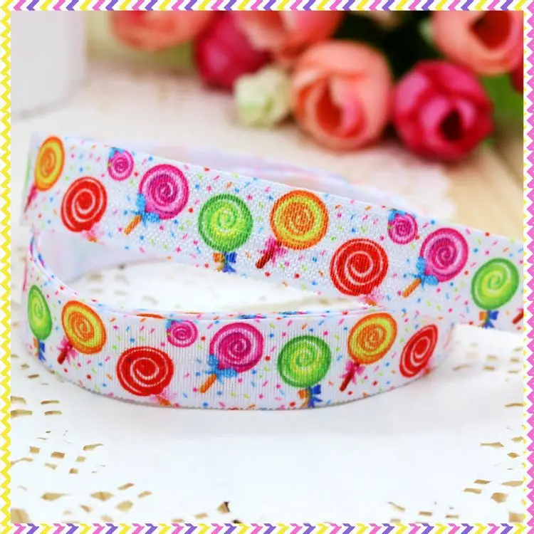 

Повязка на голову эластичная, 5/8 дюйма, 5 ярдов, с принтом