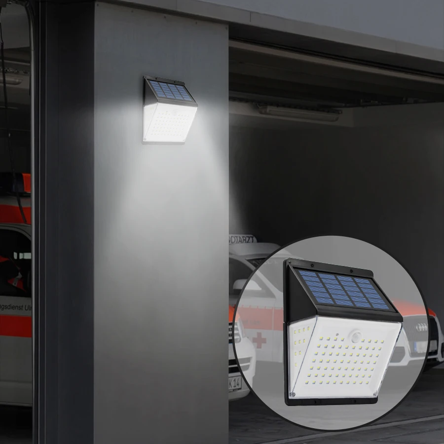 88 светодиодный светильник на солнечной энергии с датчиком движения PIR солнечный