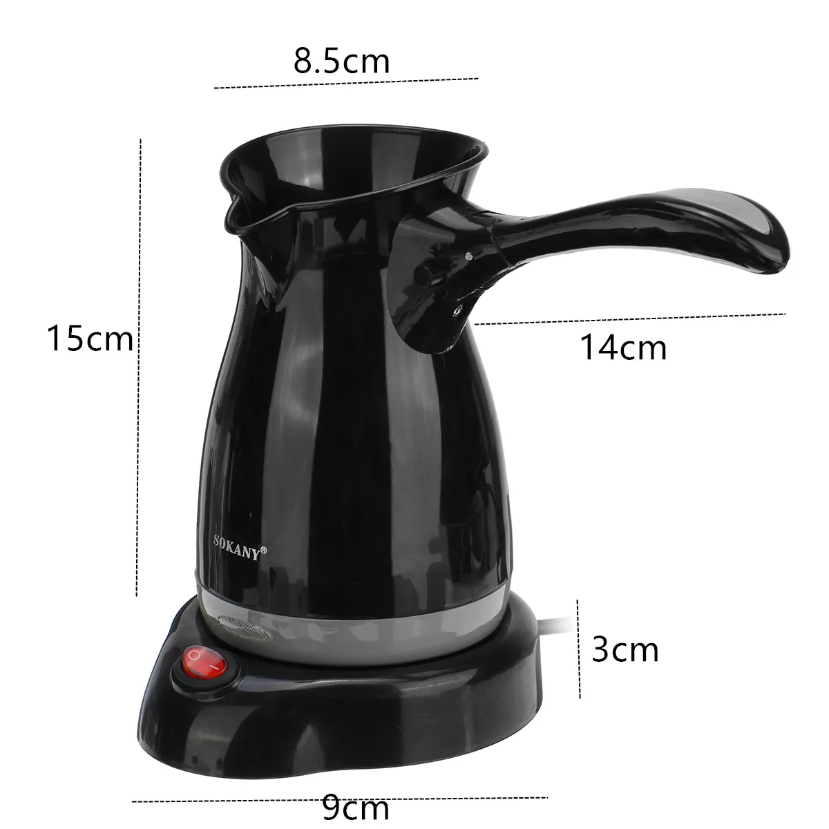 

Кофеварка 220 В, эспрессо-машина, многофункциональный котелок для мокко, кофейник с быстрым нагревом для воды, кофе, чая, подогрев 500 мл
