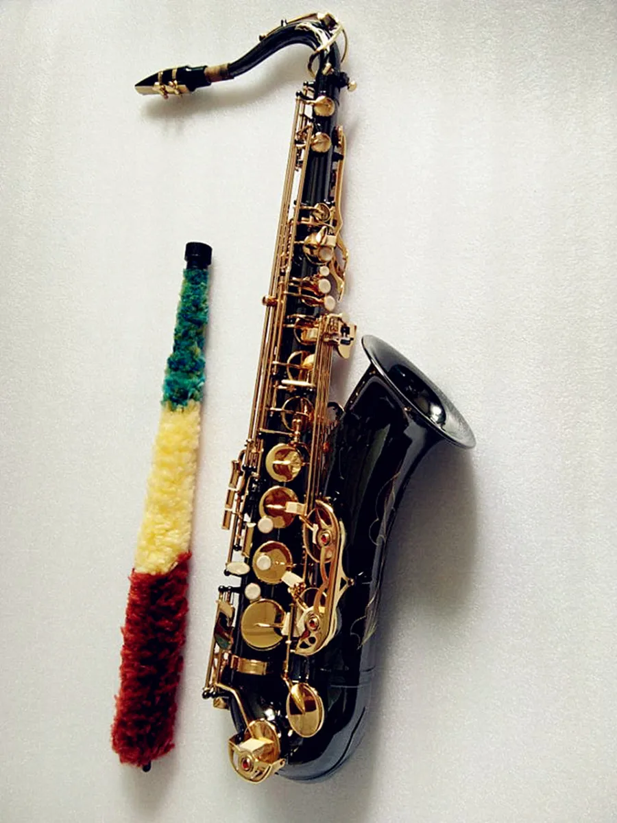 Тенор саксофон B Топ музыкальный инструмент черный никелированный Золотой kay