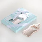 Золотая открывалка для бутылок для кормления в синей коробке, 10 шт.