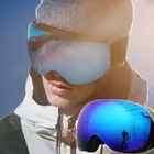 Двойная противотуманная большая Лыжная маска очки UV400 Защитные лыжные очки для мужчин и женщин